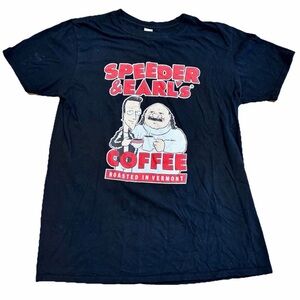 Vintage Speeder & Earl’s Coffee Shop Vermont Roasted T Shirt Men’s L Graphic